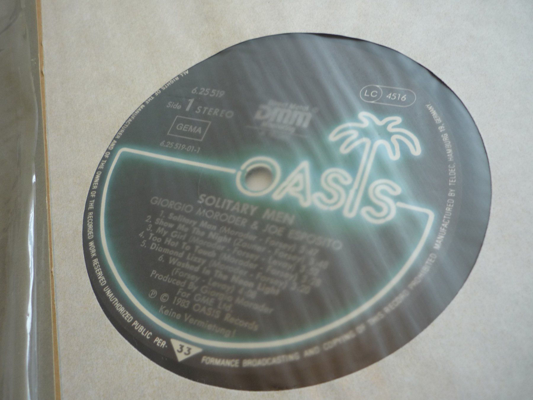Dischi in vinile: Rare Vinyl 70s 80s Pop - Giorgio Moroder & Joe Esposito – Usato da Beringen venduto da Flatretriever 1