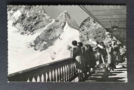 AK Jungfraujoch Blick von der Berghausterresse ungelaufen