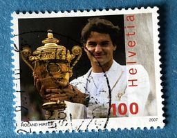 Nr.1229 GESTEMPELT Roger Federer 2007  