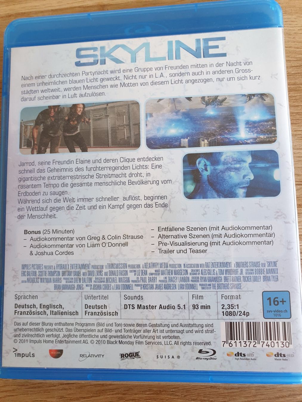 Alle DVDs: Skyline – Gebraucht aus Moosseedorf von Feinbein 1
