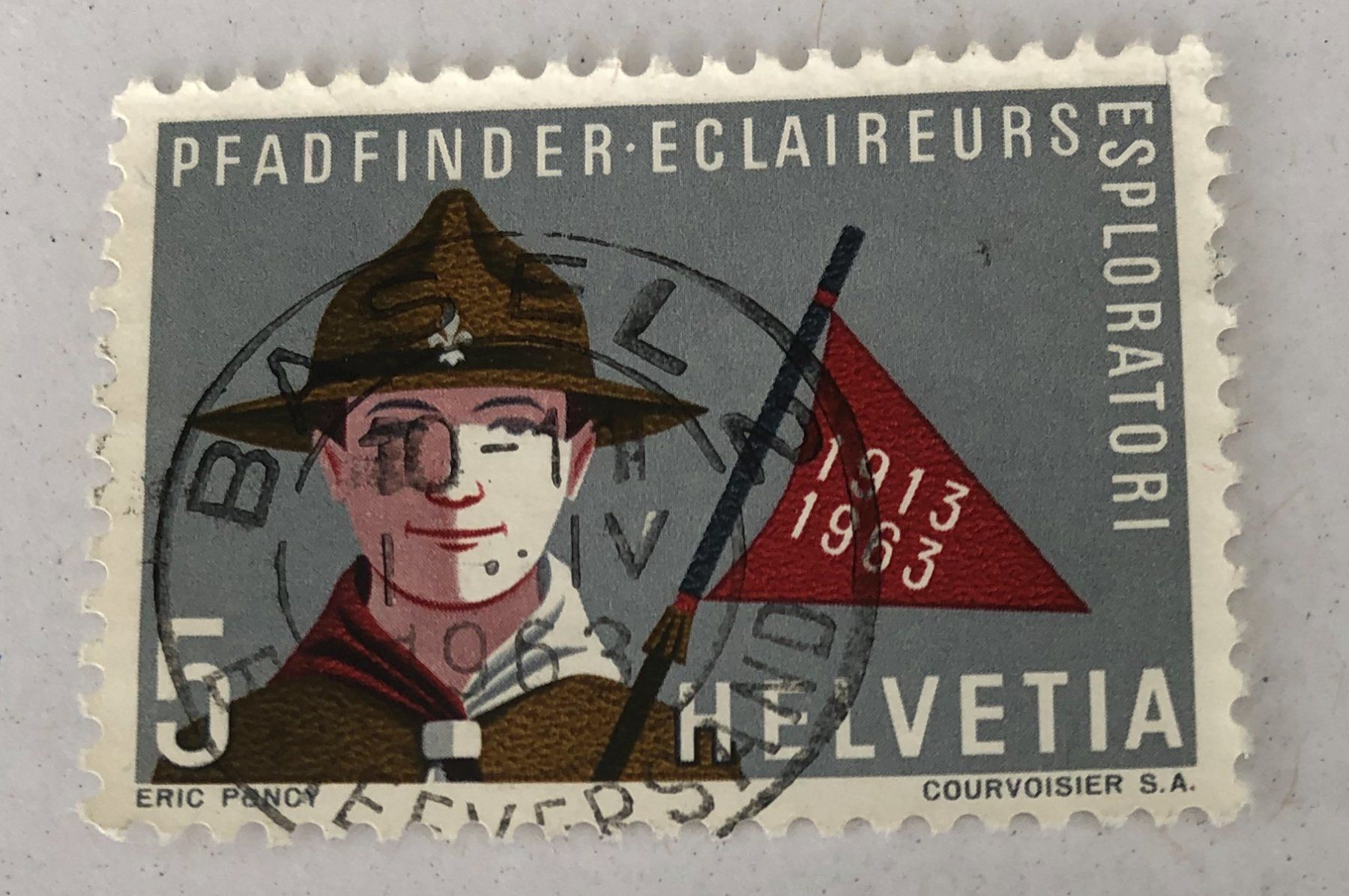 Alle Briefmarken: Nr. 395 GESTEMPELT  Basel 1963 – Gebraucht aus Aarau von Billa007