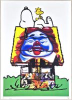 Death NYC Pop Art Druck" Hendrick Ronald Snoopy & Woodstock