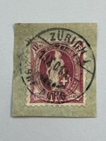 Stehende Helvetia 1Fr,  Stempel ZÜRICH