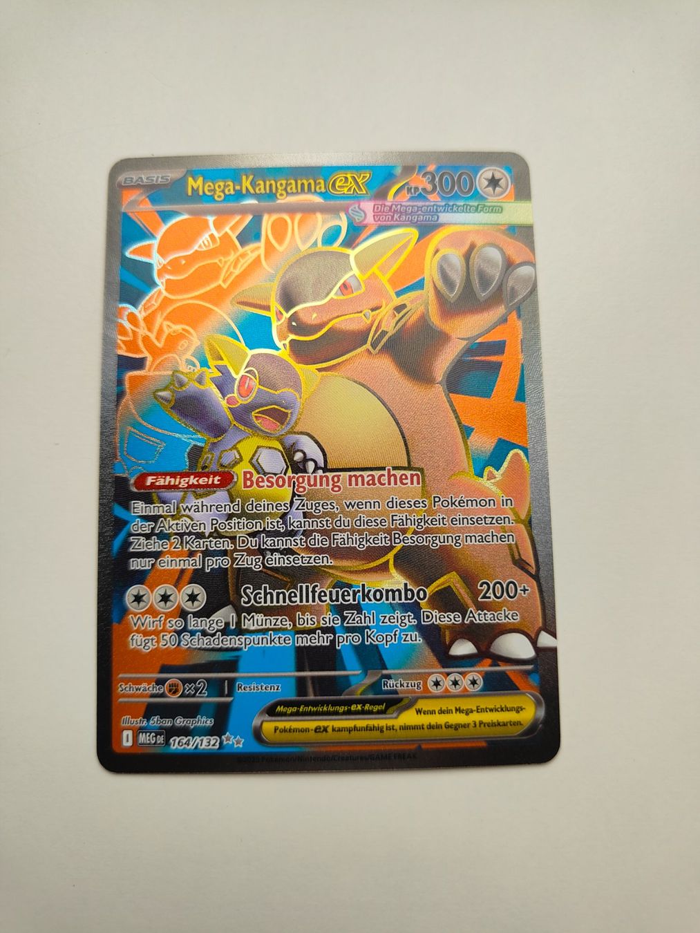 Pokémon Carte collezionabili: Pokemon Mega Kangaskhan Ex Full Art – Usato da Thalwil venduto da FigurenFreunde