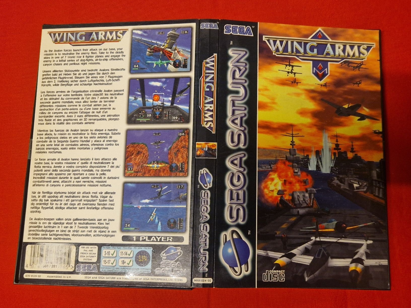 Sega Spiele: Wing Arms - Sega Saturn – Gebraucht aus Villars-sur-Glâne von MrLobTec 4