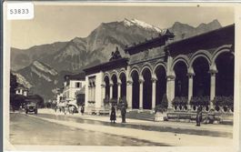 Dorfbad mit Falknis - Bad Ragaz - Saurer-Postauto