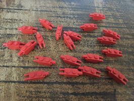 lego 30386 lot de 20 pièces Red Hinge Brick 1 x 2 Locking
