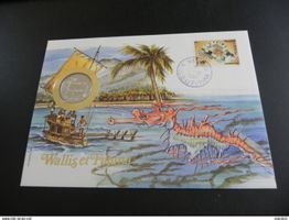 Münzbrief Wallis and Futuna Islands 2 Francs 1990