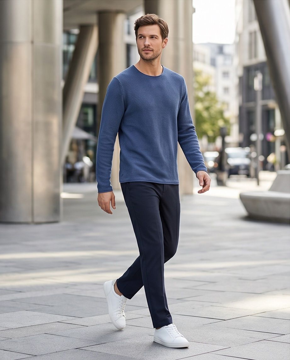 S.Oliver Pullover & Sweatshirts: S.Oliver pull bleu homme - neuf - XL – Gebraucht aus Vuisternens-Romont von gol_xp6p 1