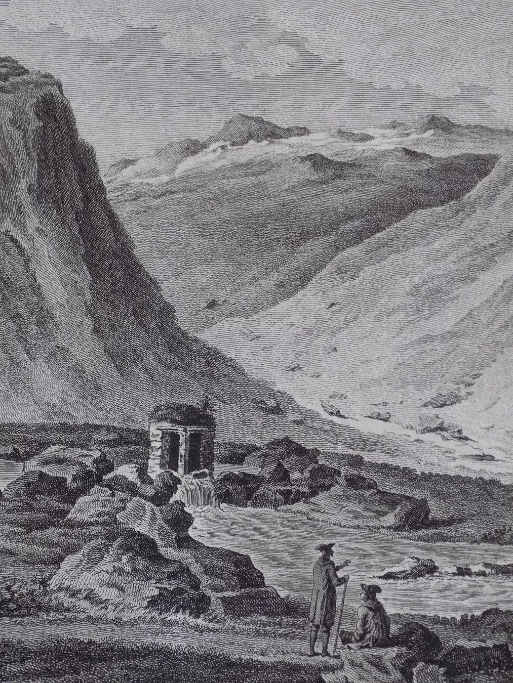Incisioni: Ticino Vue de la source du Tesin – Usato da Risch venduto da Rischli15 4