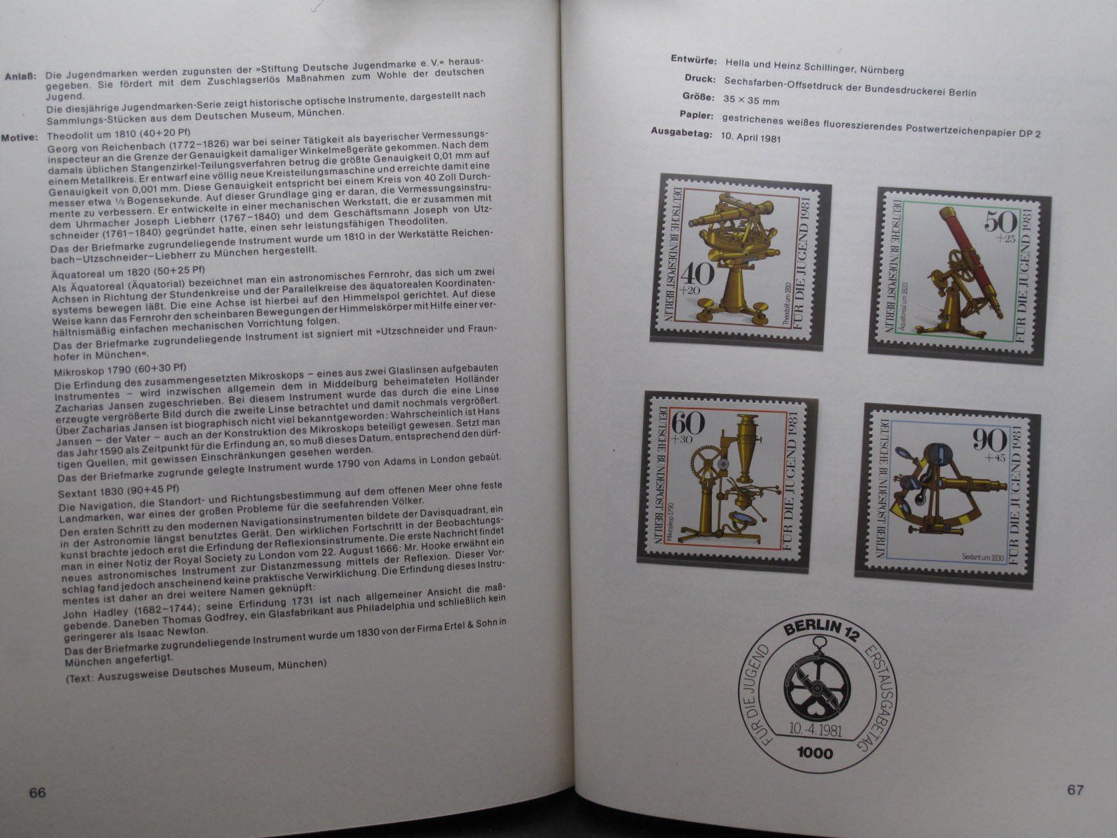Album: BRD & Berlin 1981 Sonderpostwertzeichen buch ** – Usato da Wil SG venduto da fva01 7