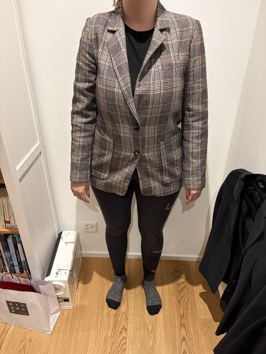 Caroll Giacche: Check Plaid Blazer Jacket Caroll size 38 wool excellent – Nuovo (secondo la descrizione) da Prilly venduto da mai_ktw8 3