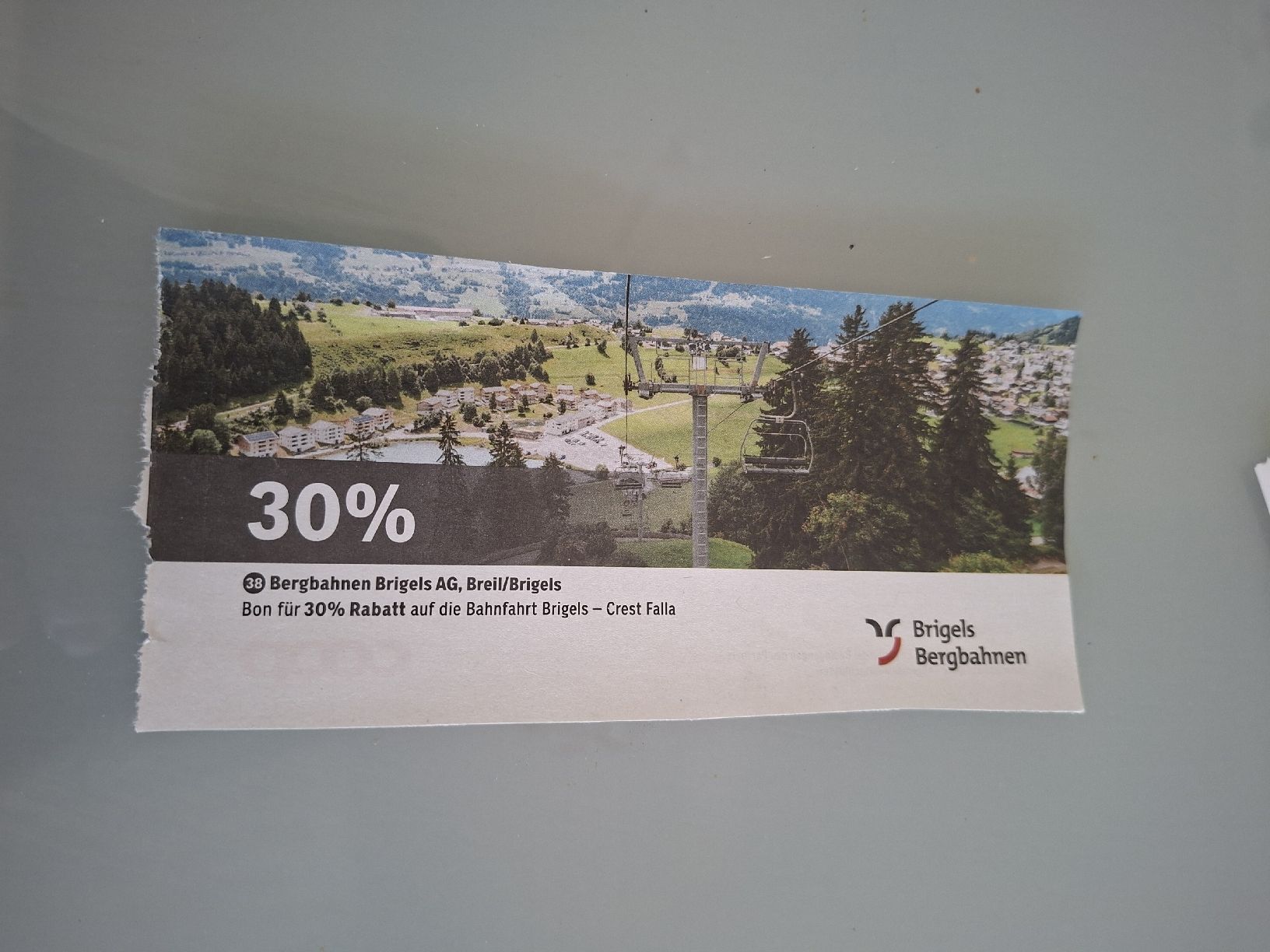 Gutscheine: Brigels Bergbahnen Gutschein - 30% Rabatt – Neu (gemäss Beschreibung) aus Sumiswald von Cicco02