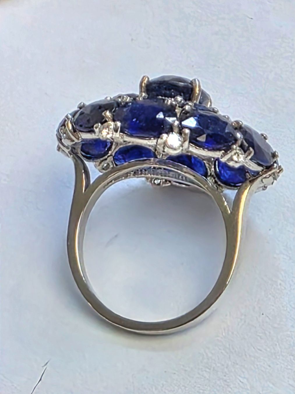 Anelli: Safir Fingerring – Nuovo e nell'imballaggio originale da Zürich venduto da adriben 8