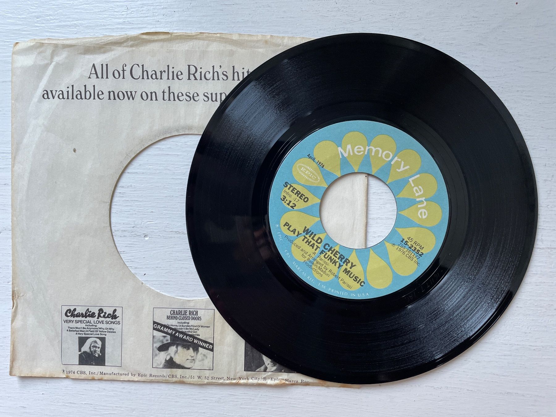 Dischi in vinile: Wild Cherry - Play That Funky Music - 7" Single, 1976 – Usato da Zürich venduto da Andy_t71 2