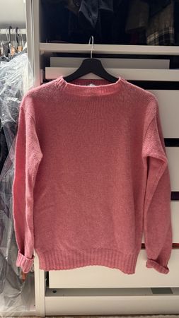 Prada Cashmere Knit Sweater, Rose Pink, Size 42