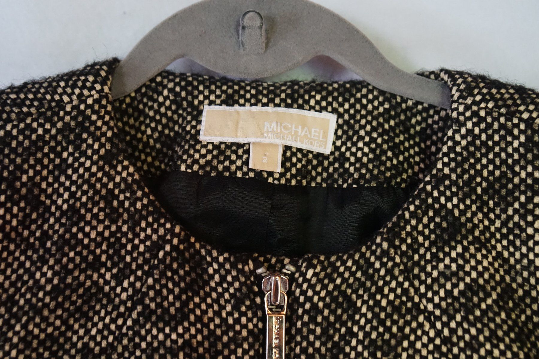 Michael Kors Giacche: MICHAEL KORS - Laine & Coton, Blazer Taille 2 – Usato da Haute-Nendaz venduto da DetoutDerien 1