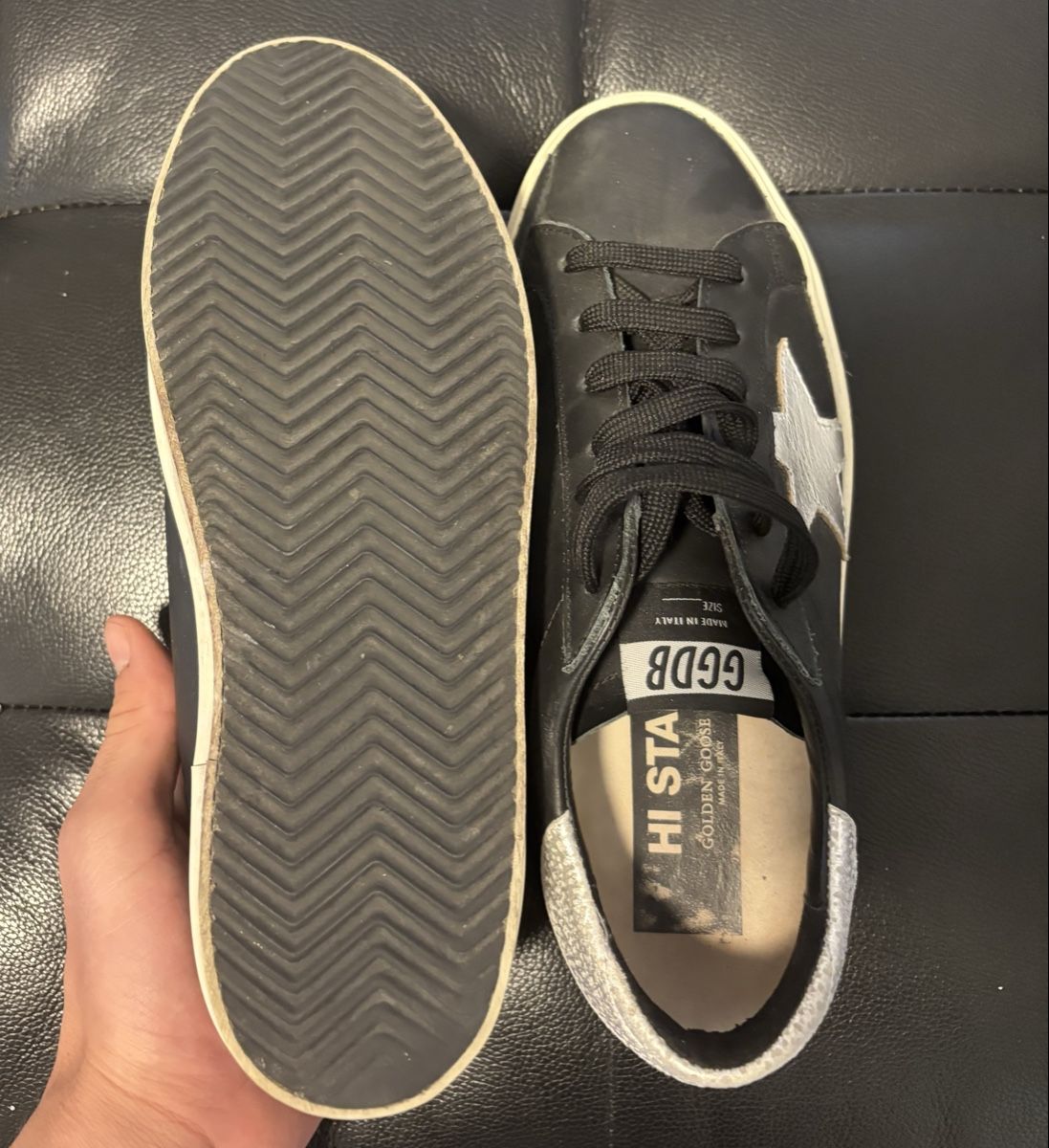 Golden Goose Damenschuhe: Golden Goose Black Sneakers – Gebraucht aus Chur von Cuteclothes7k 2