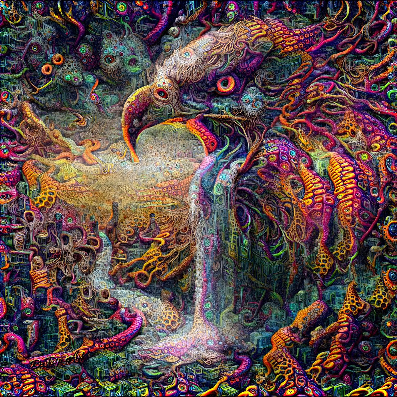 Foto & Immagini: Wandtuch - Eagle Abstract - UV Aktiv – Nuovo e nell'imballaggio originale da Kilchberg ZH venduto da Eaglebuy