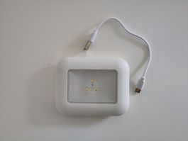 LED Nachtlicht mit Timer, wiederaufladbar, wie neu