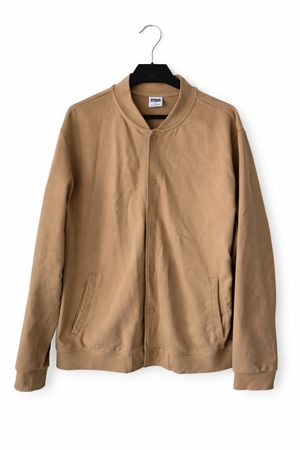 Urban Classics Bomber Sweat Beige XL – Veste Streetwear