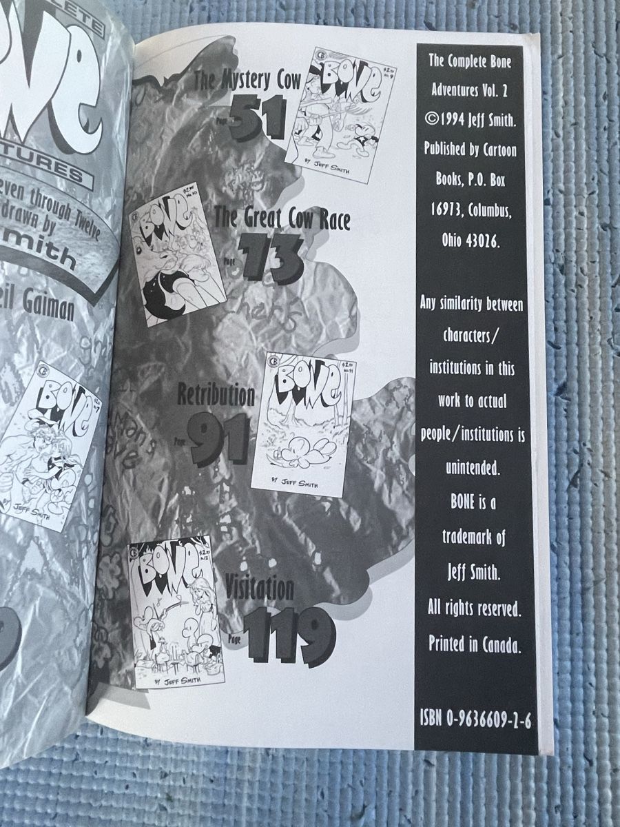 Fumetti: Bone Comic Abenteuer Komplett Vol. 2, tpb, 1st. Print – Usato da Bern venduto da seaninshoes 2