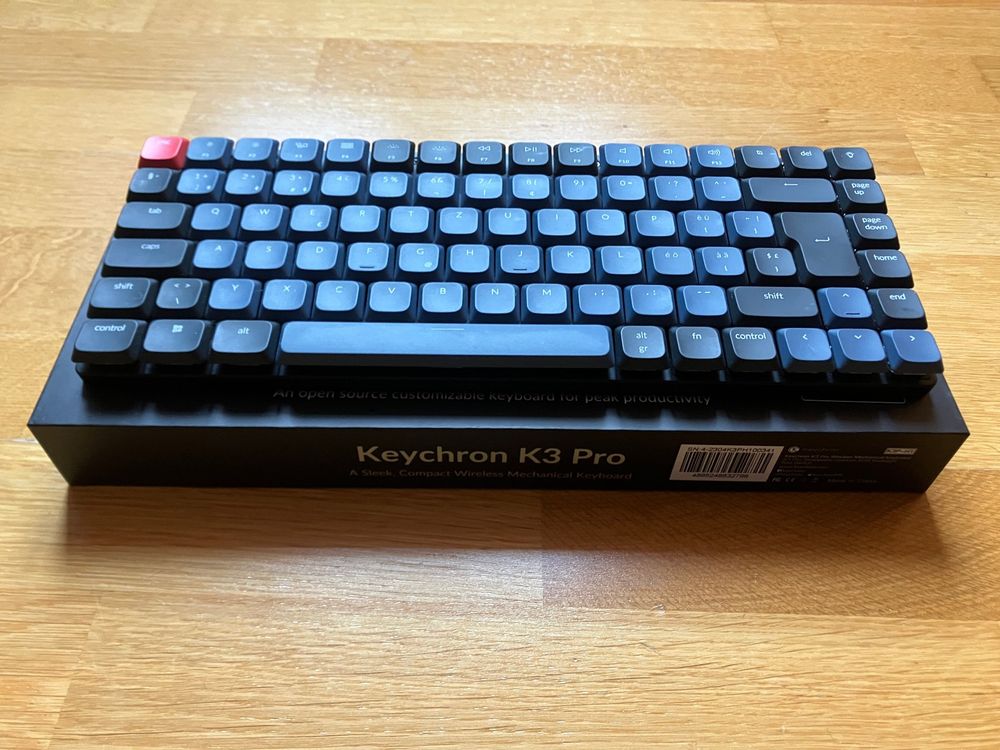 Keychron K3 Pro mechanische Tastatur Keyboard CH Layout Red (Gebraucht ...
