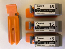 Canon BCI-15 Black Tintenpatronen, 4 Stk.