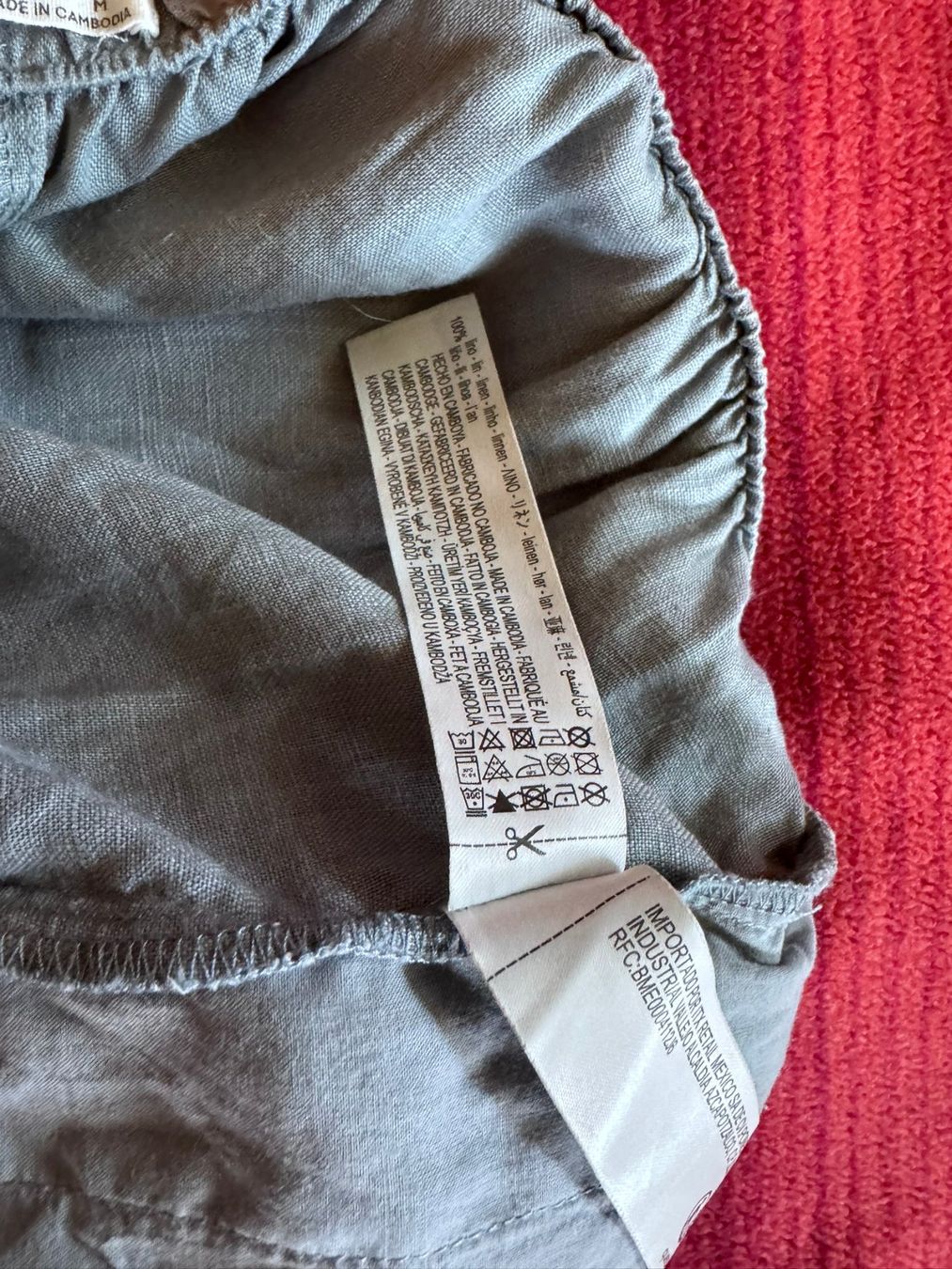 Oysho Pantaloni: OYSHO Leichte 7/8 Leinenhose/Gr.M/Hellblau – Usato da Watt venduto da Rog48 3