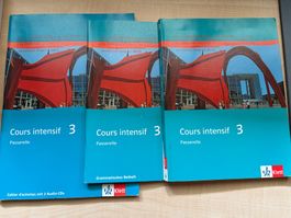 Cours intensif 3 Passerelle (3er-Set: Buch, Grammatik & Cahi