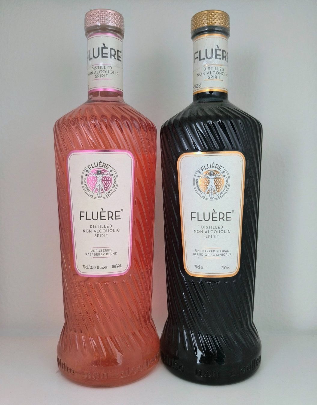 Bevande alcoliche: 2x 0,7l Fluere 0% Raspberry & Floral – Nuovo e nell'imballaggio originale da Muttenz venduto da hak_dsk9