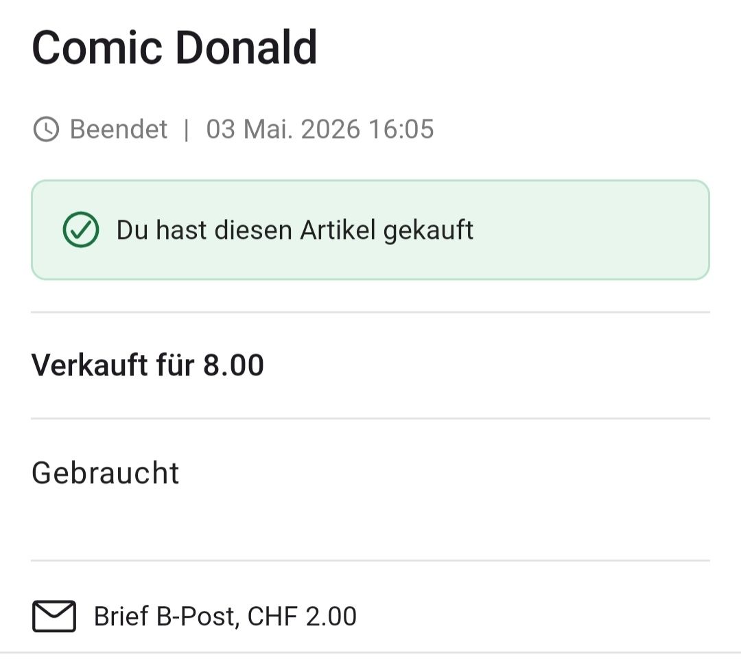 Fumetti: Entenhausen Edition Nr. 38 Donald – Usato da St. Margrethen SG venduto da audiolounge 1
