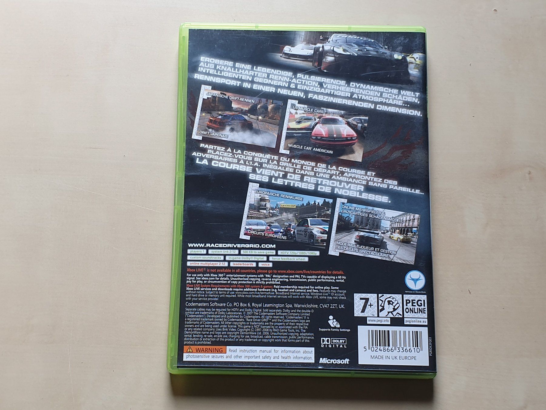 Microsoft Jeux: Grid – D'occasion à Stansstad par collectorsshop 1