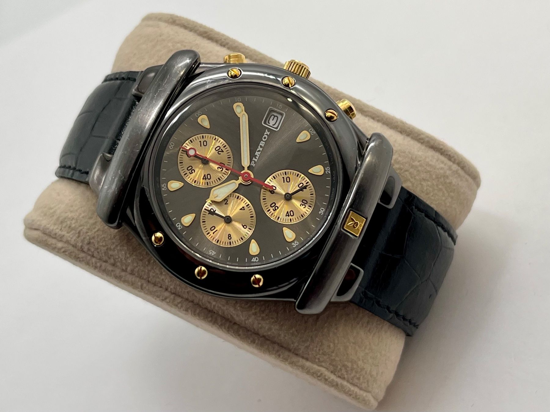 Playboy Orologi: Playboy by Time Force Chronograph Armbanduhr-NOS – Nuovo (secondo la descrizione) da Aarau venduto da VelEis_Watches 1