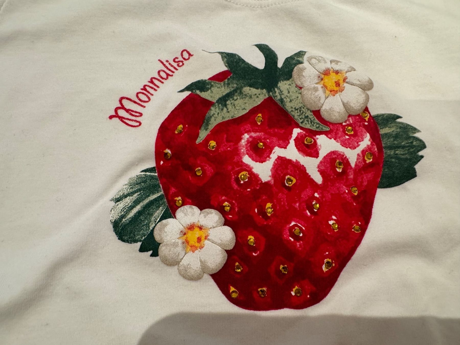 Monnalisa Blusen, T-Shirts & Tops: Monnalisa NWT Süsses Shirt, 5j 110 – Neu (gemäss Beschreibung) aus Klingnau von Markus14 1