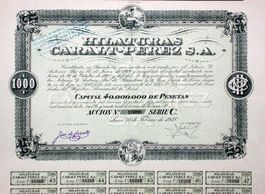 Hilaturas Caralt-Perez SA, Leon - 1940