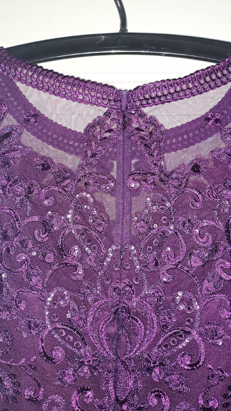 JJ’s House Vestiti: A-Linien Kleid mit Pailleten und Spitze – Nuovo e nell'imballaggio originale da Leimbach TG venduto da matahi02 2