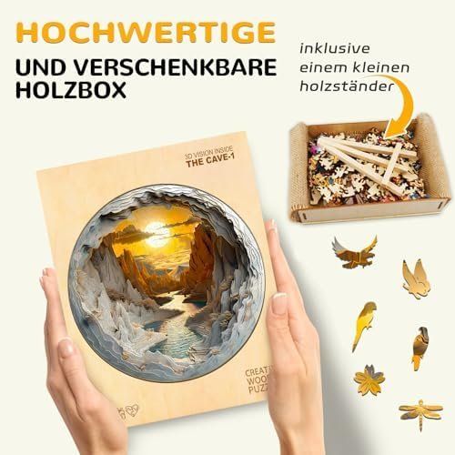 Puzzles: Holzpuzzle 300tlg – Neu und originalverpackt aus Hundwil von Equiply 3