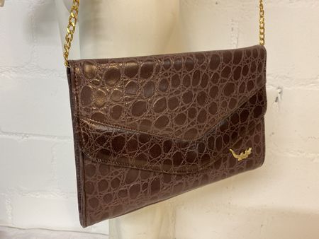 Handtasche Vera Pelle Made Krokodilleder