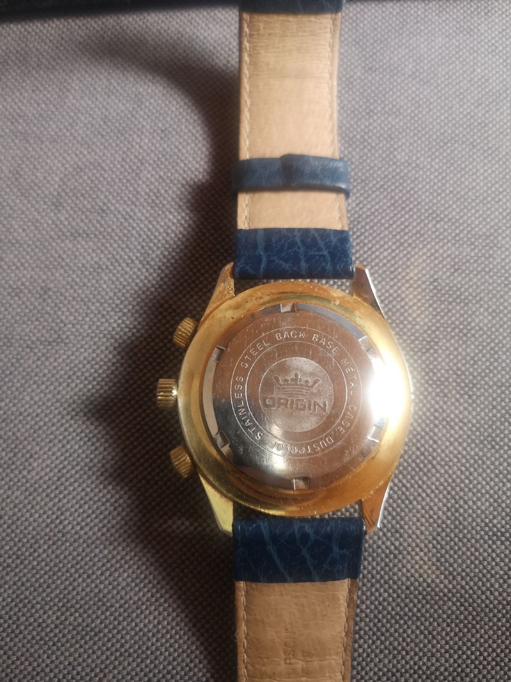 Orologi: Vintage Men's Origin De Luxe Wristwatch – Usato da Rolle venduto da Groovytrain 2