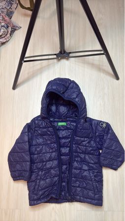 Benetton baby puffer jacket, size 82 , warm winter coat