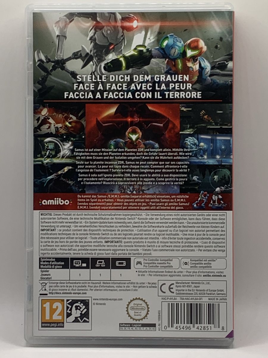 Nintendo Giochi: Nintendo Switch -  Metroid Dread – Usato da Ostermundigen venduto da RG-Collector 1