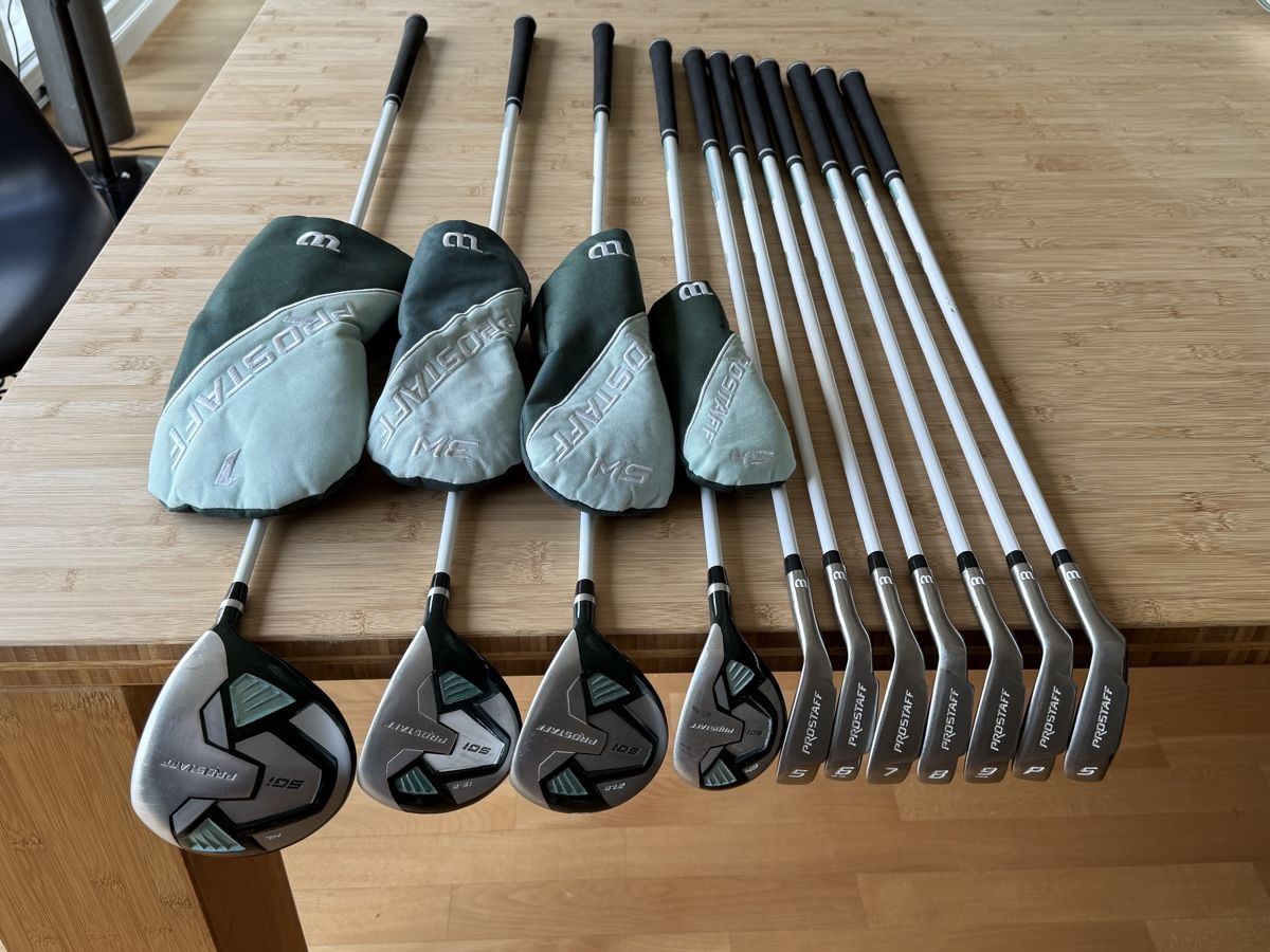 Wilson Schläger & Sets: WILSON ProStaff Damen Golfset D-S | 11 Schläger – Gebraucht aus Worb von h2o-sport