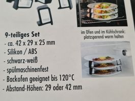 Teller Hochspalter bis 3 Etagen Backofen bis 120 Grad Celsiu