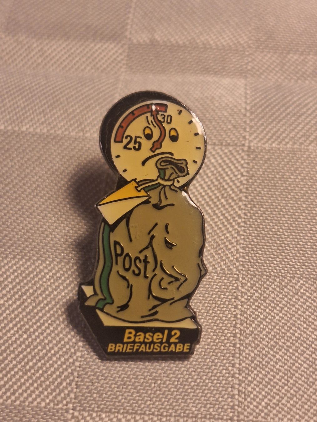 Plaketten & Abzeichen: Pin PTT Post Basel 2 Briefausgabe gebraucht – Gebraucht aus Schaffhausen von ric_s9pn
