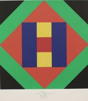 Rudolf Hurni (1914–2003) Collage konkrete Kunst