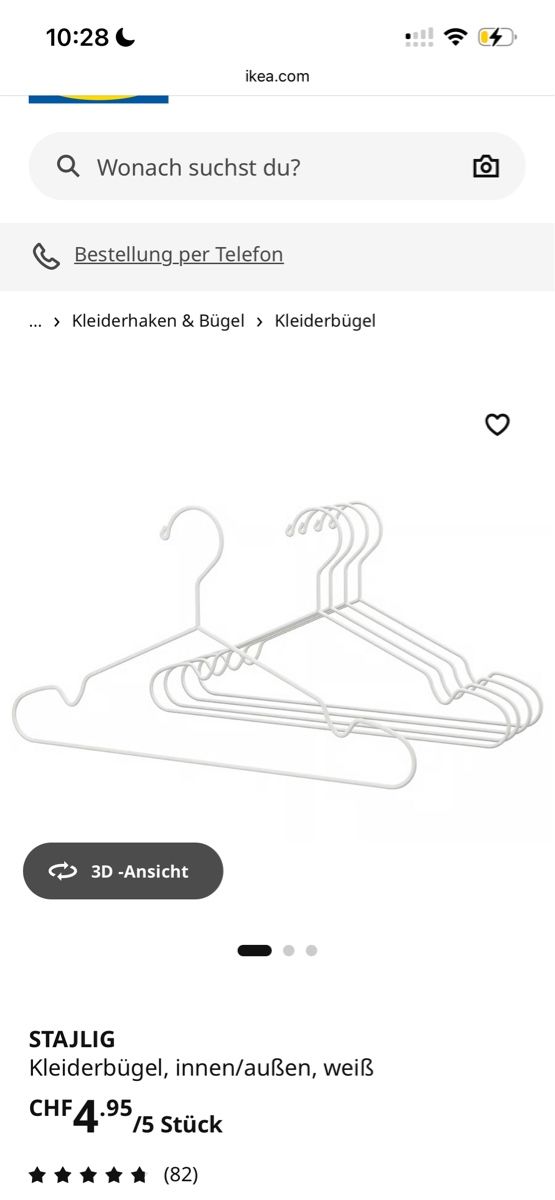 Ikea Appendiabiti: Kleiderbügel – Nuovo (secondo la descrizione) da Zürich venduto da hel_m6sl