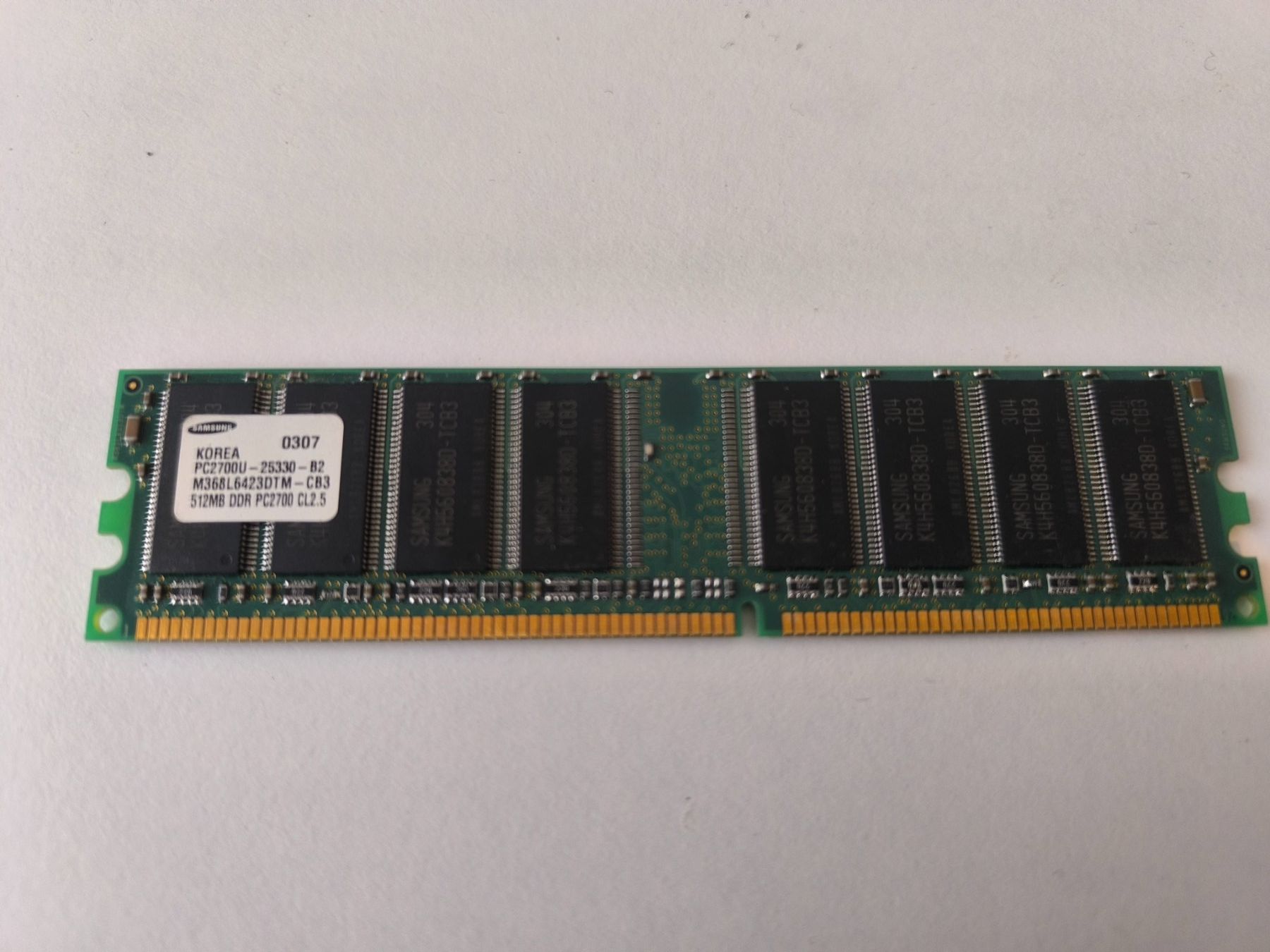 Memoria / RAM: Samsung 512MB DDR1 / DDR RAM – Usato da Petit-Lancy venduto da dariotabe