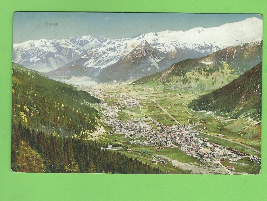 Cartoline postali: Davos – Usato da Zürich venduto da t24_de