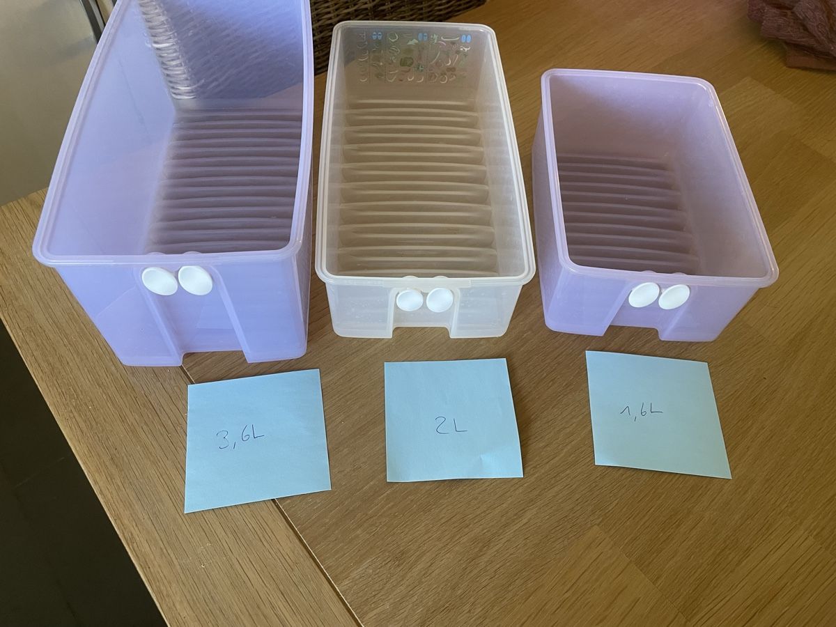 Tupperware Contenitori & Simili: Tupperware Vorratsdose Set  – Usato da Aarau Rohr venduto da keedom